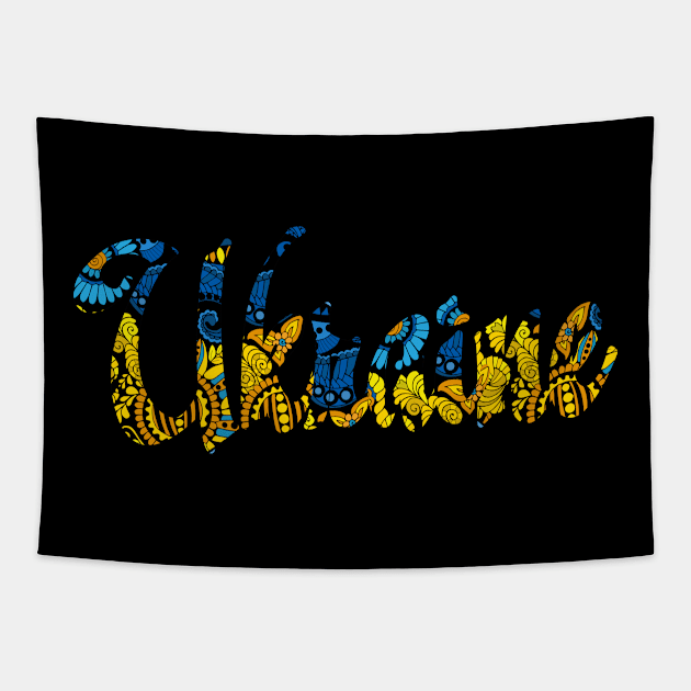 Ukraine Tapestry by ComPix