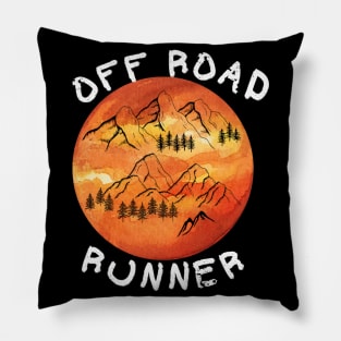 OFF Road Runner Marathon Running Mommy Pillow