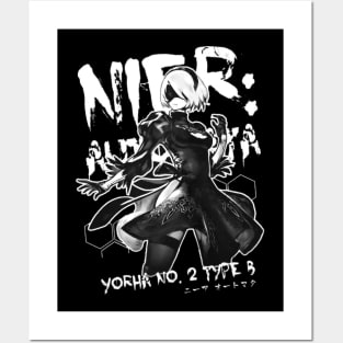 Nier Automata 2b 9s Lunar Tear Poster Print -  Norway