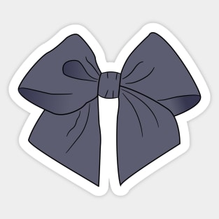 Bow Sticker, Set of Gift Bows with Ribbons, Simple Vector Icon