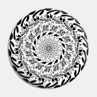 Mandala art Pin