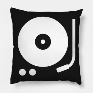 Minimal Vinyl Record Player Pillow