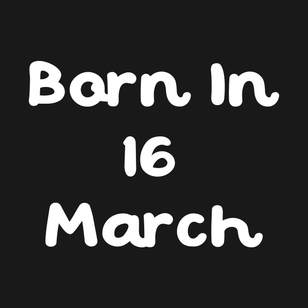 Born In 16 March by Fandie