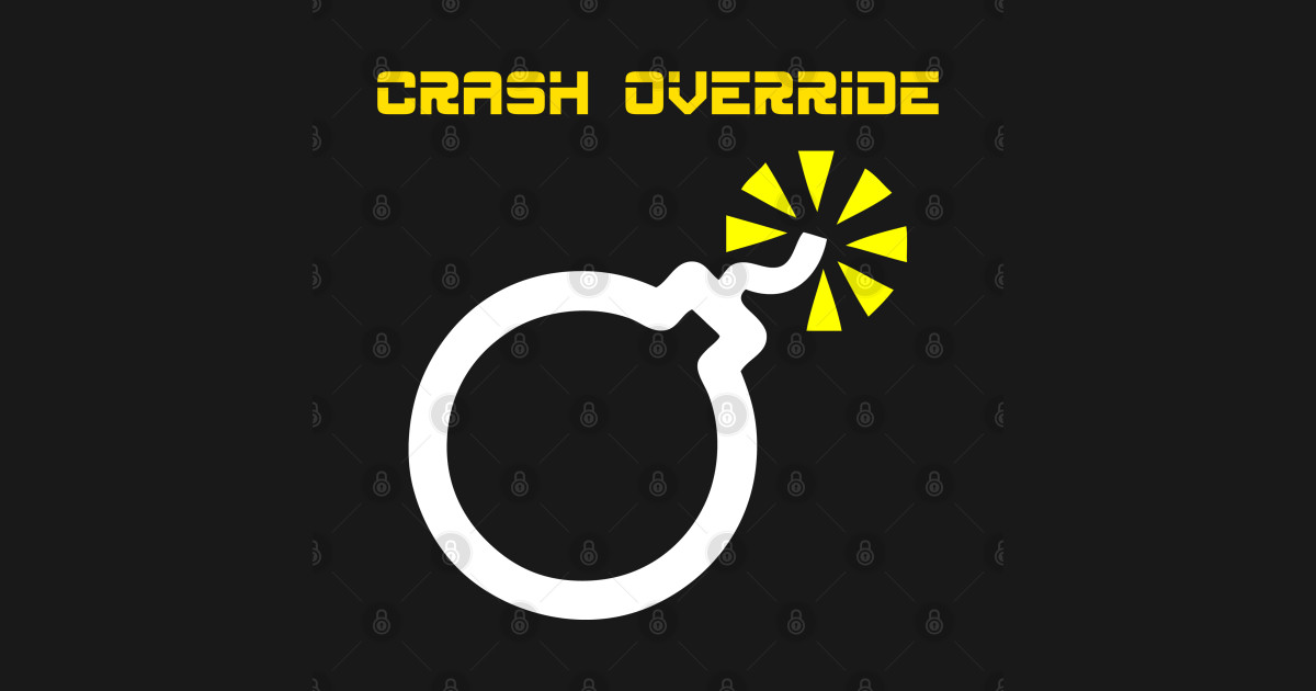 Crash Override Hackers Sticker TeePublic