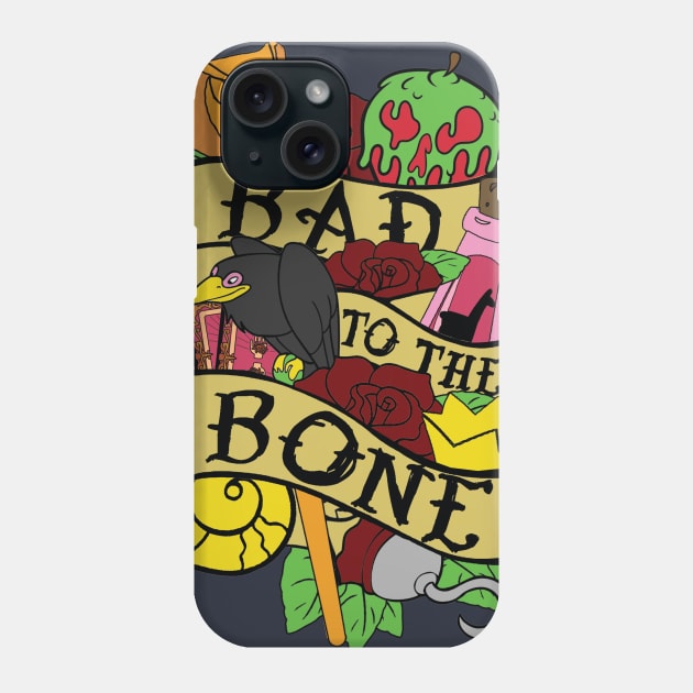 Villain - Bad to the Bone Phone Case by DumbWaiterBoy