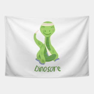 Dinosore (green dinosaur) Tapestry