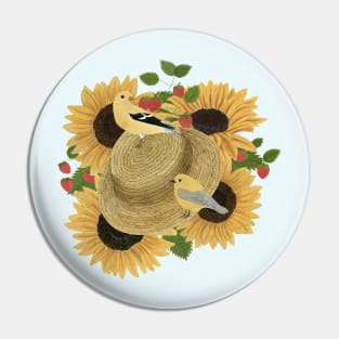 Sunflower Song Pin