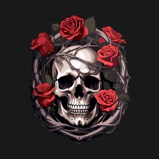 Skull And Roses T-Shirt