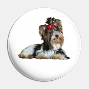 Biewer Yorkshire Terrier Pin