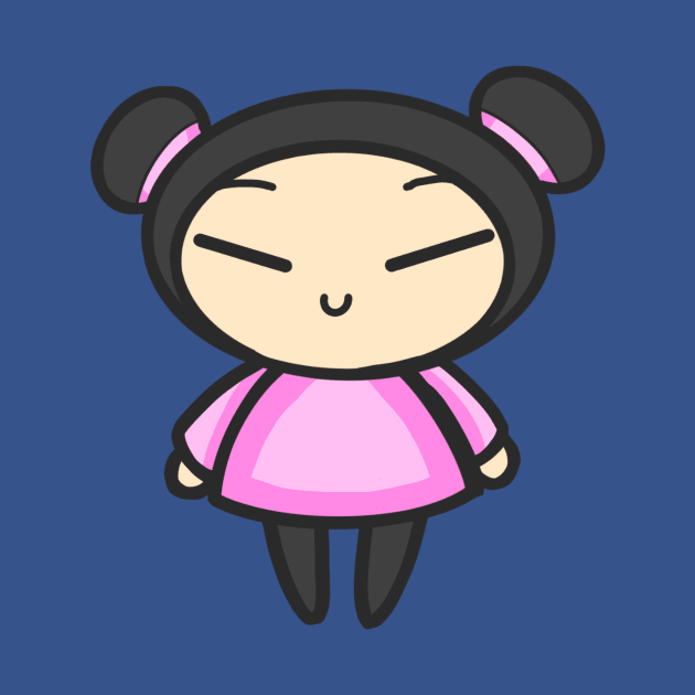 Pink Pucca by aishiiart