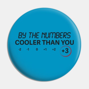 By the Numbers Pin