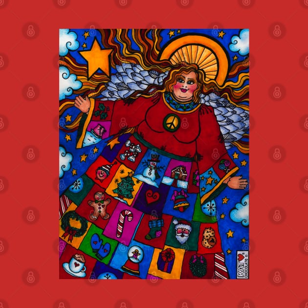 Abundant  Blessings Christmas Angel by Kat Loves Chocolate