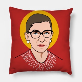 RBG - Ruth Bader Ginsburg Halo Feminism Pillow