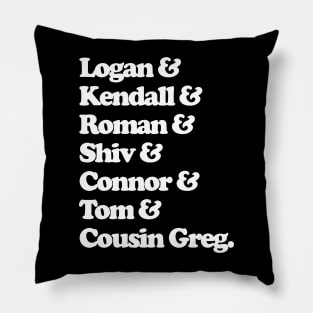 Succession Names List Pillow