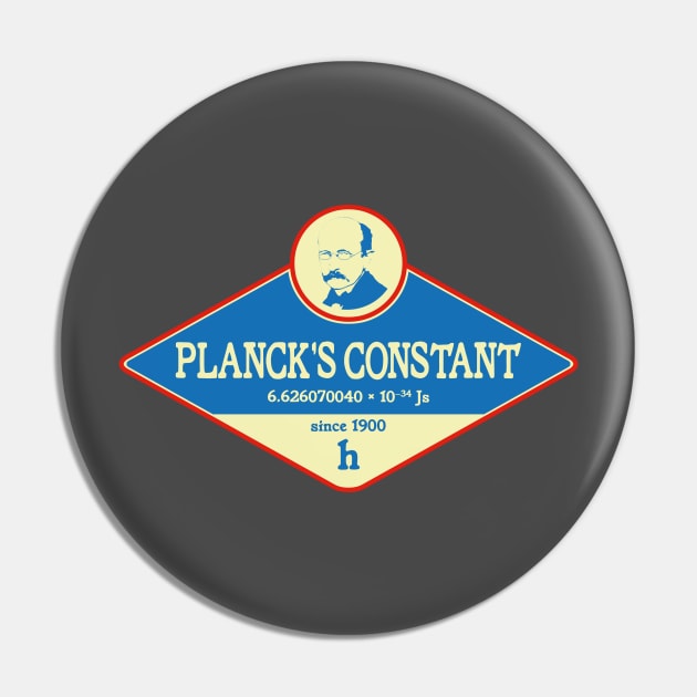 Planck's Constant Pin by acrossTPB