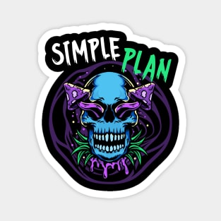 simple plan psychedelic Magnet