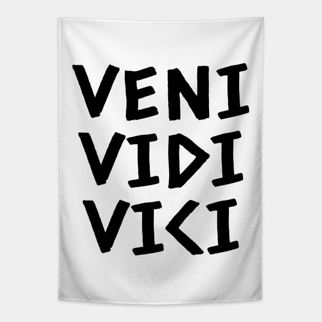 Veni Vidi Vici Tapestry by colorsplash