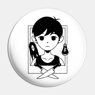 Black & White Boy Pin