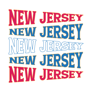 NATIONAL TEXT ART NEW JERSEY T-Shirt