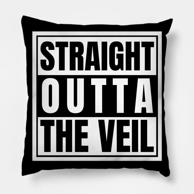 Straight Outta The Veil Supernatural Lore Ghosts Demons Hellhounds Reapers Crossing the Veil Pillow by nathalieaynie