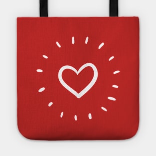 Heart love - Valentine's day Tote