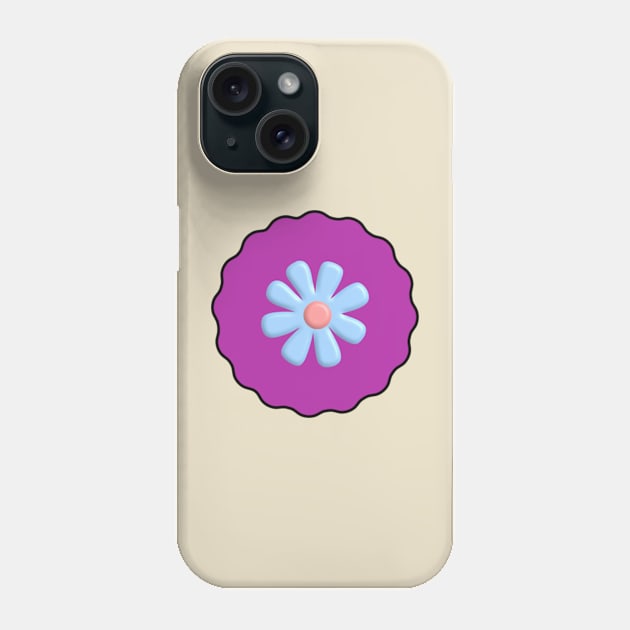 Blue Flower. Phone Case by NOSTALGIA1'