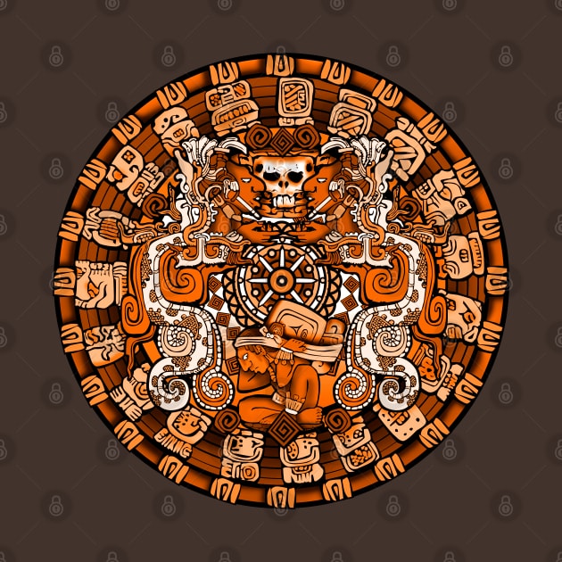 MAYAN DEATH GOD design by Amra591