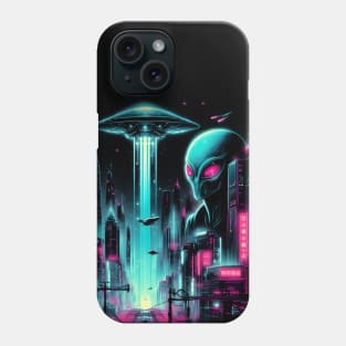 Neon Intrusion: The Alien City Phone Case