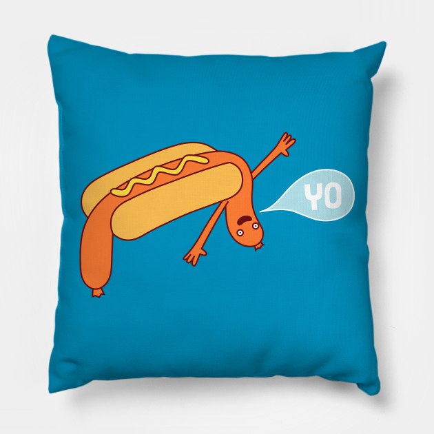 YO Hotdog Pillow by simonox