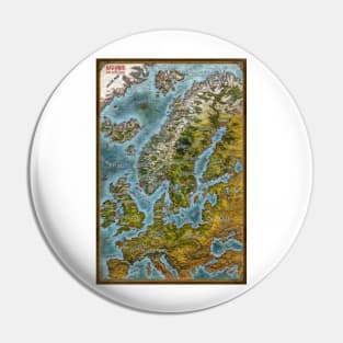 Map of Midgard Pin