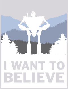 I want to believe in giants Magnet