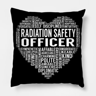 Radiation Safety Officer Heart Pillow