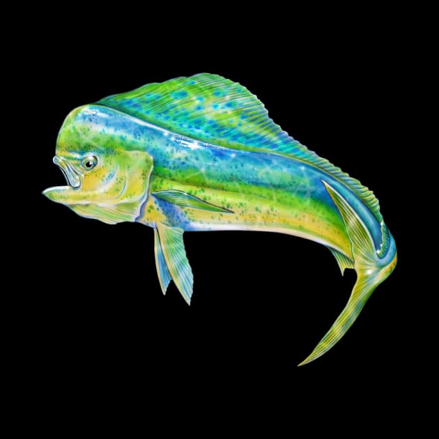 Mahi Mahi by Tim Jeffs Art