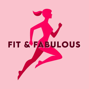 Fit & Fabulous Running Doll Silhouette T-Shirt