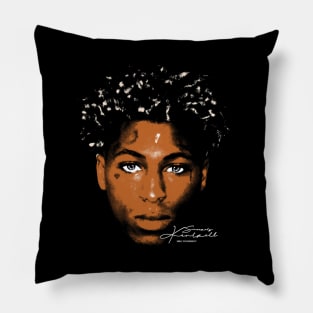 Young Boy Big Face Signature Pillow