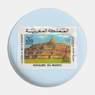 Vintage 1985 Morocco UNESCO Stamp Pin