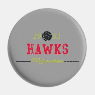 Milwaukee Hawks Pin