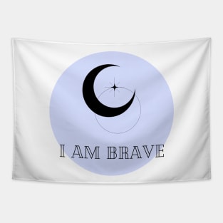 Affirmation Collection - I Am Brave (Blue) Tapestry