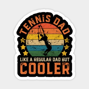 Tennis Dad Funny Vintage Tennis Father's Day Gift Magnet