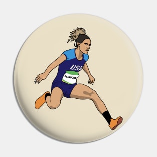 sydney the hurdler Pin