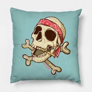 Jolly Roger Skull Pillow