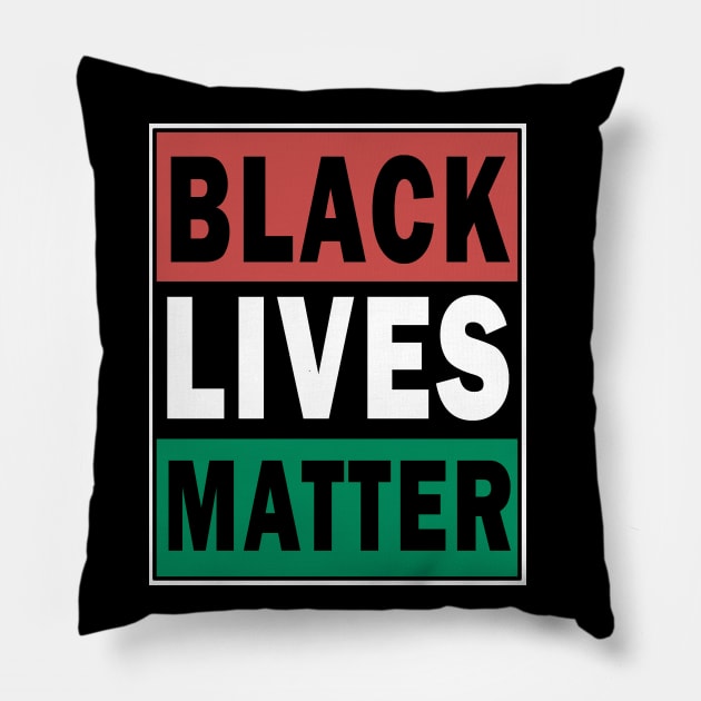 Black lives matter Pillow by valentinahramov