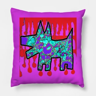 purple puppy 24 Pillow