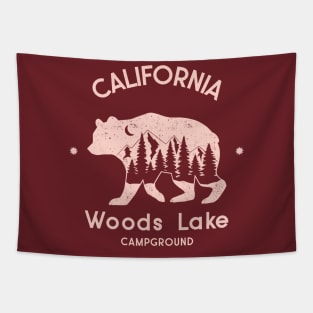 Woods Lake Campground Shirt Tapestry