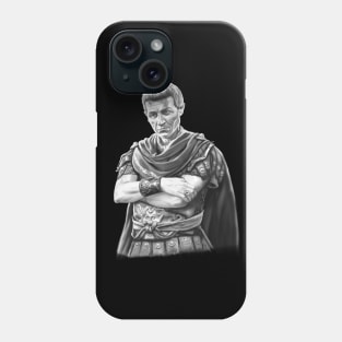 Julius Caesar Portrait SPQR Ancient Roman Military History Phone Case