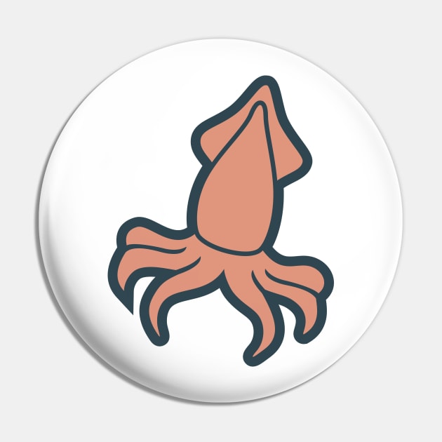 Octopus Pin by ShirtyLife