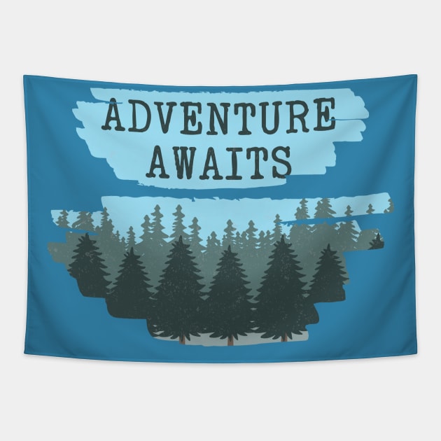 Adventure Awaits Tapestry by Liberty Art