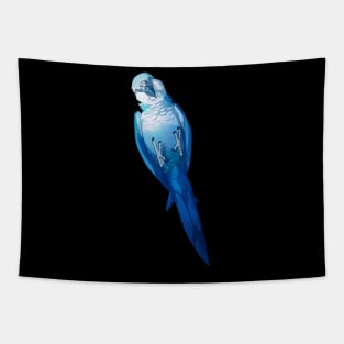 Playful Blue Spix Happy pet macaw parrot Tapestry
