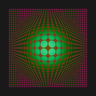 Homage to Vasarely 9 T-Shirt