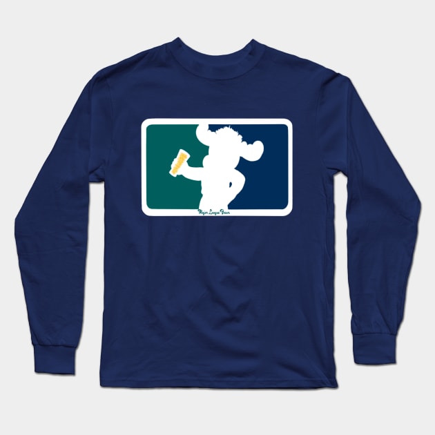 Mariner Moose Major League Brews Long Sleeve T-Shirt